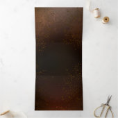 スチームパンクさびた背景(ターコイズレンズ付) 三つ折りプログラム (内部)