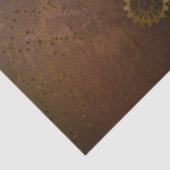 スチームパンクさびた背景(ターコイズレンズ付) 薄葉紙 (詳細)