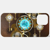スチームパンクさびた背景(ターコイズレンズ付) Case-Mate iPhoneケース (裏面 / 右)