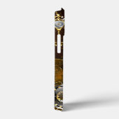 スチームパンクさびた背景(ターコイズレンズ付) Case-Mate iPhoneケース (裏面 / 右)