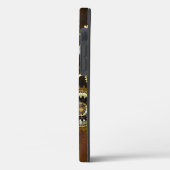 スチームパンクさびた背景(ターコイズレンズ付) Case-Mate iPhoneケース (裏面 / 左)