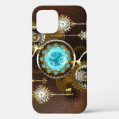 スチームパンクさびた背景(ターコイズレンズ付) Case-Mate iPhoneケース (裏面)