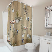 スチームパンクとゴールドのレザー一体型のウェディング招待状 オールインワン招待状