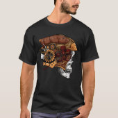 スチームパンクなコミックデザイン Tシャツ (正面)