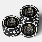 スチームパンクなネコが真鍮のFUNと博打をする ポーカーチップ (積み重ね)