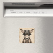 スチームパンクのウサギ マグネット (インサイチュ (食洗機))