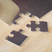 スチームパンクのギアを頭に持つファンタジーの女性 ジグソーパズル (側面)