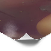 スチームパンクのギアを頭に持つファンタジーの女性 ポスター (コーナー)