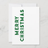 スチームパンクのクリスマスバスのグリーティングカード (裏面)