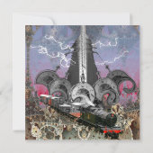 スチームパンクのタイムマシン カード (裏面)