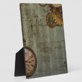 スチームパンクのタイムマシン フォトプラーク (側面)