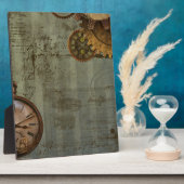 スチームパンクのタイムマシン フォトプラーク (側面)