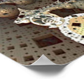 スチームパンクのタイムマシン ポスター (角)