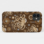 スチームパンクのタコ レトロメカニカルファンタジー Case-Mate iPhoneケース (裏面(横))