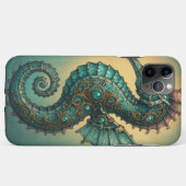 スチームパンクのタツノオトシゴ Case-Mate iPhoneケース (裏面(横))