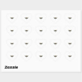 スチームパンクのトンボの昆虫アート エンジニア 蒸気朋克 ハートシール (シート)