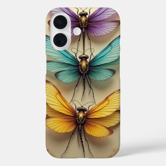 スチームパンクのトンボ Case-Mate iPhoneケース (裏面)