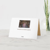 スチームパンクのドアのグリーティングカード カード (裏面)