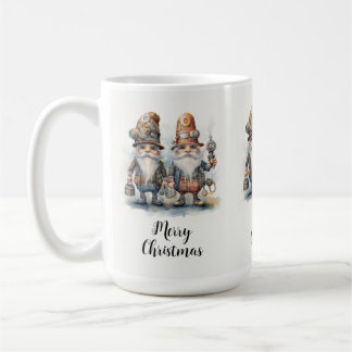 スチームパンクのノーム達のメリークリスマス コーヒーマグカップ