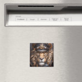 スチームパンクのライオン マグネット (インサイチュ (食洗機))