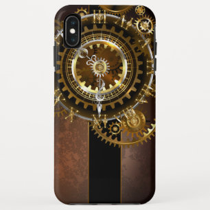スチームパンクの時計とアンティークの歯車 iPhone XS MAXケース