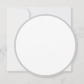スチームパンクの汽笛 グリーン バースデーカード (裏面)