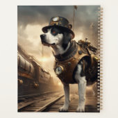 スチームパンクの猫と犬 プランナー手帳 (裏面)