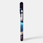 スチームパンクの猫 ギターを弾く トップハットとゴーグル Case-Mate iPhoneケース (裏面 / 左)