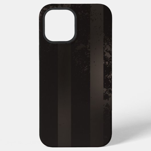 スチームパンクの縞模様の茶色の背景 iPhoneケース (裏面)