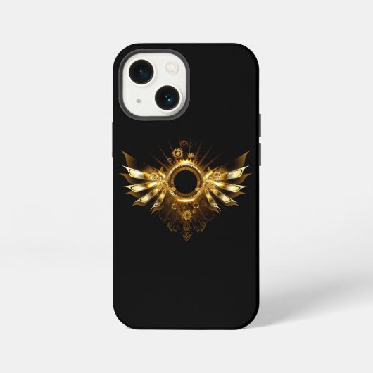 スチームパンクの羽根 iPhoneケース (裏面)