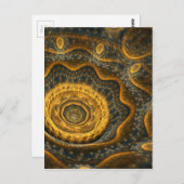 スチームパンクの花 ポストカード (正面/裏面)