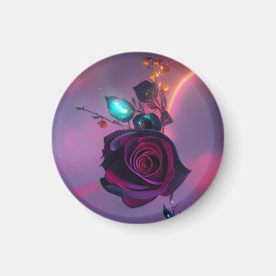 スチームパンクの薔薇 マグネット