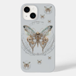 スチームパンクの蝶シャツ Case-Mate iPhone 14ケース