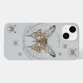 スチームパンクの蝶シャツ Case-Mate iPhoneケース (裏面 (横))