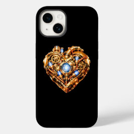 スチームパンクの複雑な機械ハートiPhoneケース Case-Mate iPhone 14ケース