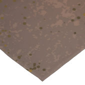 スチームパンクの錆びた背景(ターコイズレンズ付き) ショートテーブルランナー (コーナー)