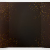 スチームパンクの錆びた背景(ターコイズレンズ付き) 三つ折り案内状 (内部中)