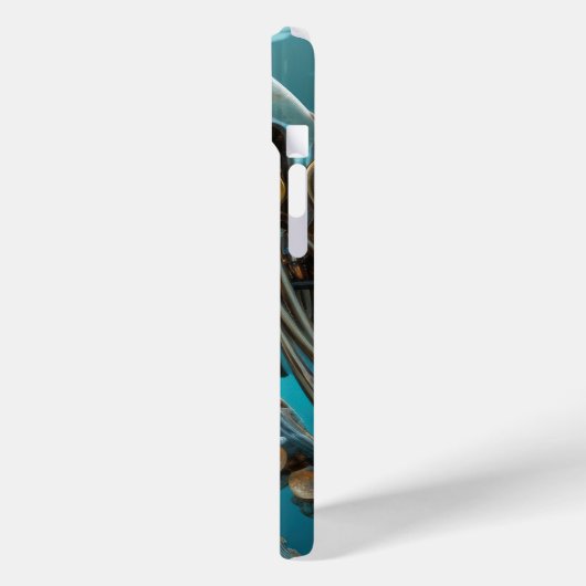 スチームパンクの鎧を持つイカ Case-Mate iPhoneケース (裏面 / 左)