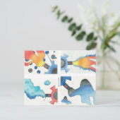 スチームパンクはがき ポストカード (スタンド正面)