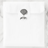 スチームパンクアエリアリスト&バルーン ラウンドシール (バッグ)