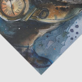 スチームパンクウィッチハロウィーンの水色 薄葉紙 (詳細)