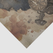 スチームパンクウィッチハロウィーンの水色 薄葉紙 (詳細)