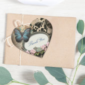 スチームパンクエフェメラフローラバタフビクトリアンラ ハートシール