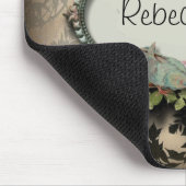 スチームパンクエフェメラフローラバタフビクトリアンラ マウスパッド (コーナー)