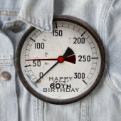 スチームパンクオールドマノメーター60誕生日ボタン 缶バッジ (インサイチュ)