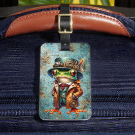スチームパンクカエル カスタム荷物タグ ラゲッジタグ