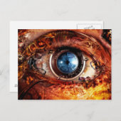 スチームパンクカメラアイ ポストカード (正面/裏面)