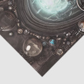 スチームパンクカルドンとクリスタルボールと球体 薄葉紙 (詳細)