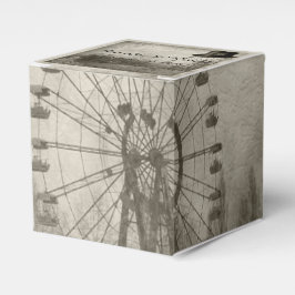 スチームパンクカーニバルトップハット結婚式の引き出物ボックス フェイバーボックス