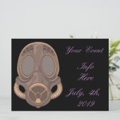 スチームパンクガスマスクThunder_Cove (スタンド正面)